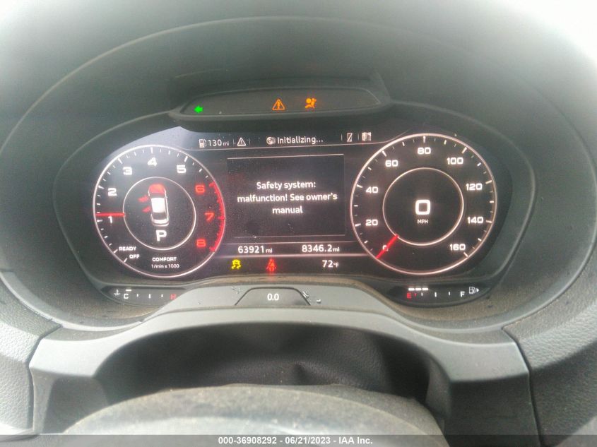 2017 AUDI A3 SEDAN PREMIUM PLUS - WAUGUGFF5H1045476