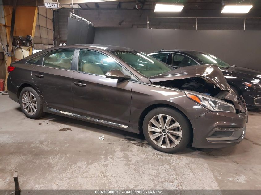 2015 HYUNDAI SONATA 2.4L SPORT - 5NPE34AF8FH139845