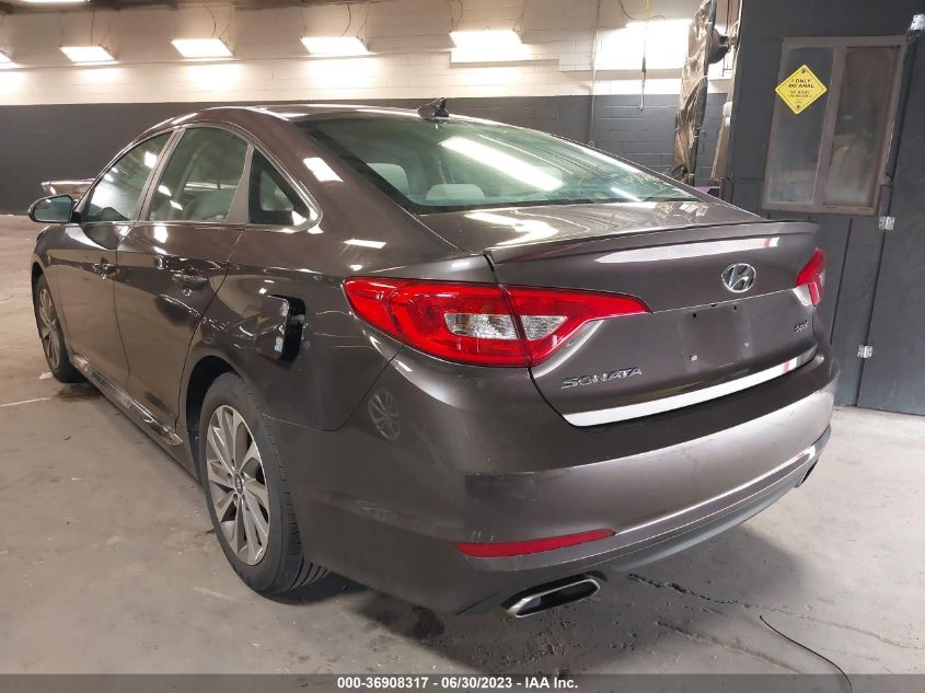 2015 HYUNDAI SONATA 2.4L SPORT - 5NPE34AF8FH139845