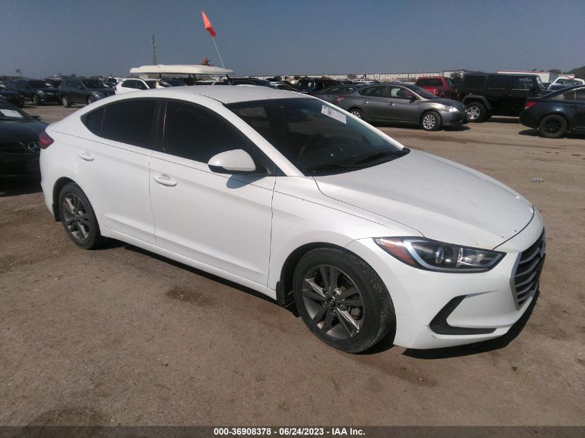 2018 HYUNDAI ELANTRA SEL/VALUE/LIMITED - 5NPD84LF0JH217991