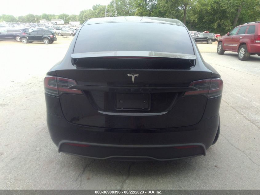 VIN: 7SAXCDE56NF364761 2022 TESLA MODEL X