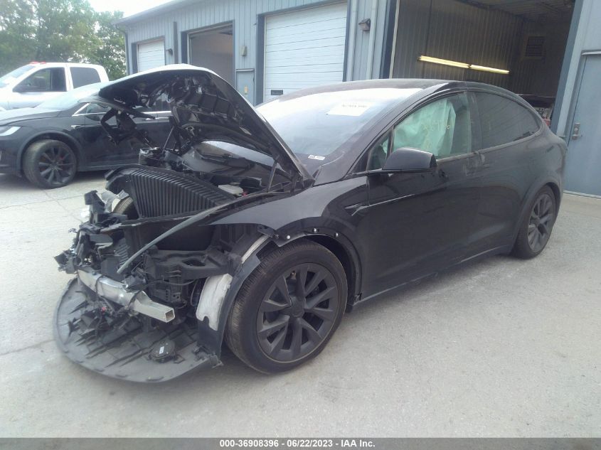 VIN: 7SAXCDE56NF364761 2022 TESLA MODEL X