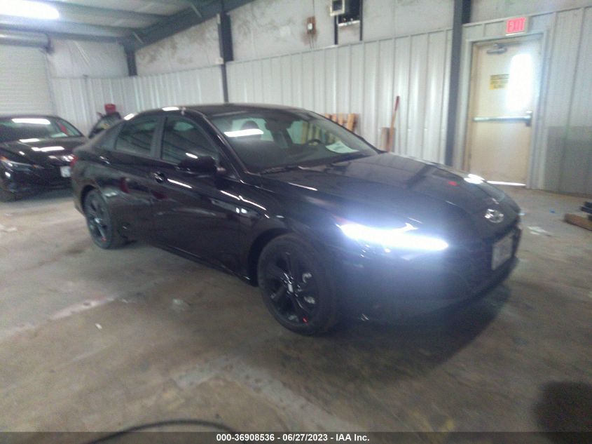 2023 HYUNDAI ELANTRA HYBRID BLUE - KMHLM4AJ9PU072975