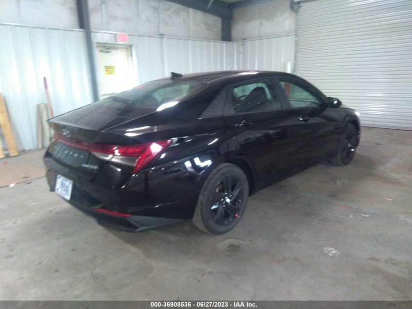 2023 HYUNDAI ELANTRA HYBRID BLUE - KMHLM4AJ9PU072975