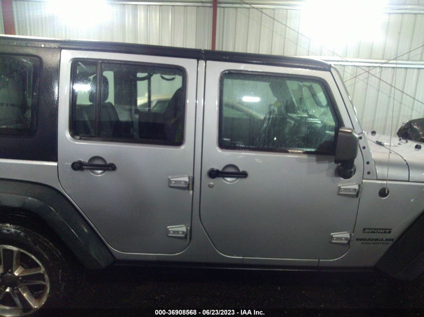 2013 JEEP WRANGLER UNLIMITED SPORT - 1C4BJWDG5DL666016