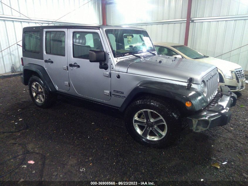 2013 JEEP WRANGLER UNLIMITED SPORT - 1C4BJWDG5DL666016