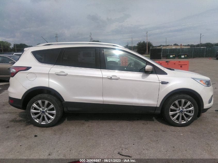 2017 FORD ESCAPE TITANIUM - 1FMCU0J90HUD53305