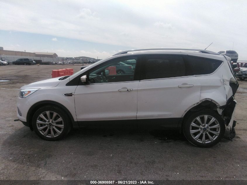 2017 FORD ESCAPE TITANIUM - 1FMCU0J90HUD53305