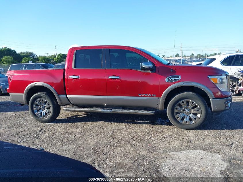 2017 NISSAN TITAN SV/SL/PRO-4X/PLAT RES - 1N6AA1E57HN575560