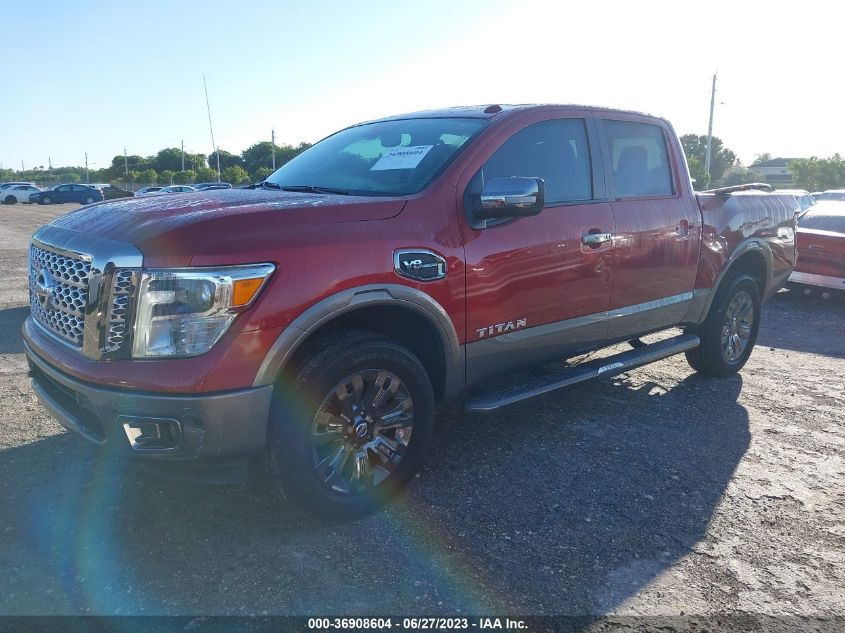 2017 NISSAN TITAN SV/SL/PRO-4X/PLAT RES - 1N6AA1E57HN575560