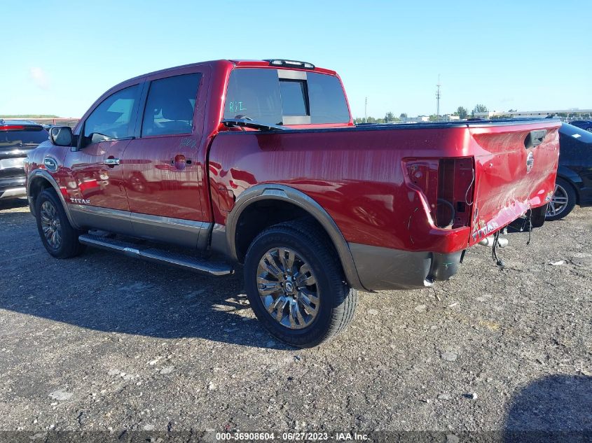 2017 NISSAN TITAN SV/SL/PRO-4X/PLAT RES - 1N6AA1E57HN575560