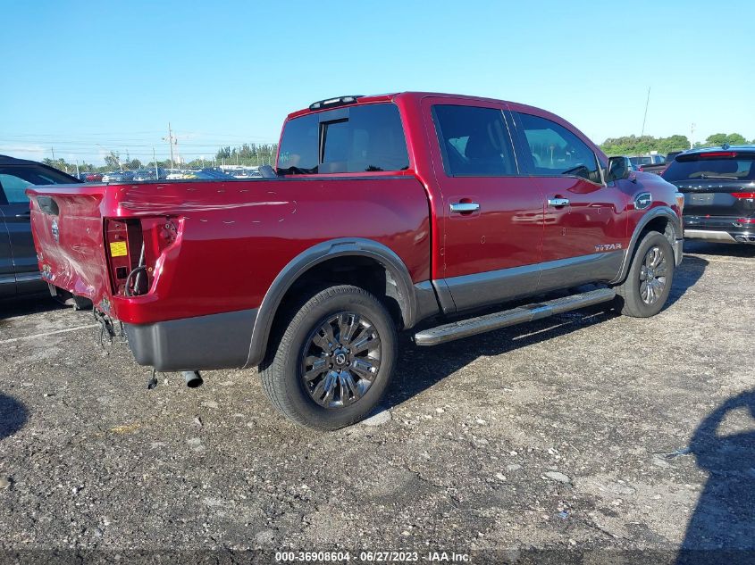 2017 NISSAN TITAN SV/SL/PRO-4X/PLAT RES - 1N6AA1E57HN575560