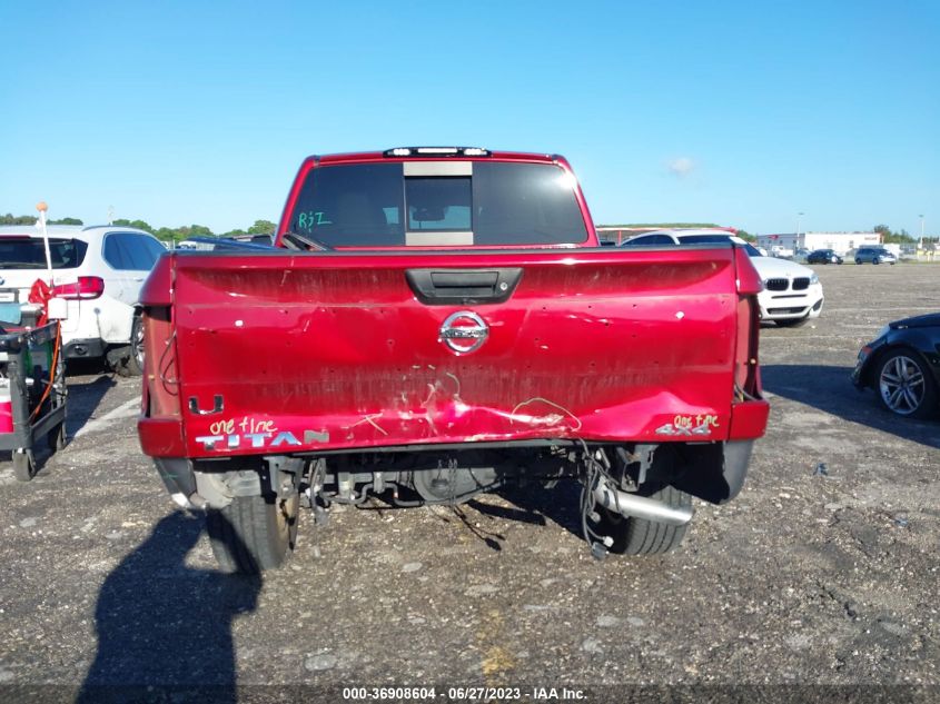 2017 NISSAN TITAN SV/SL/PRO-4X/PLAT RES - 1N6AA1E57HN575560