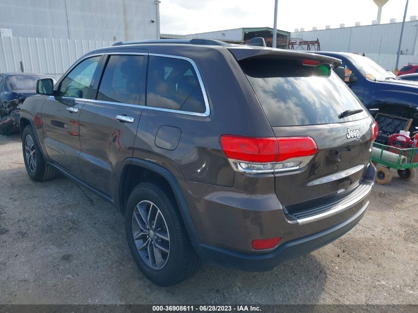 2018 JEEP GRAND CHEROKEE LIMITED - 1C4RJEBG3JC301387
