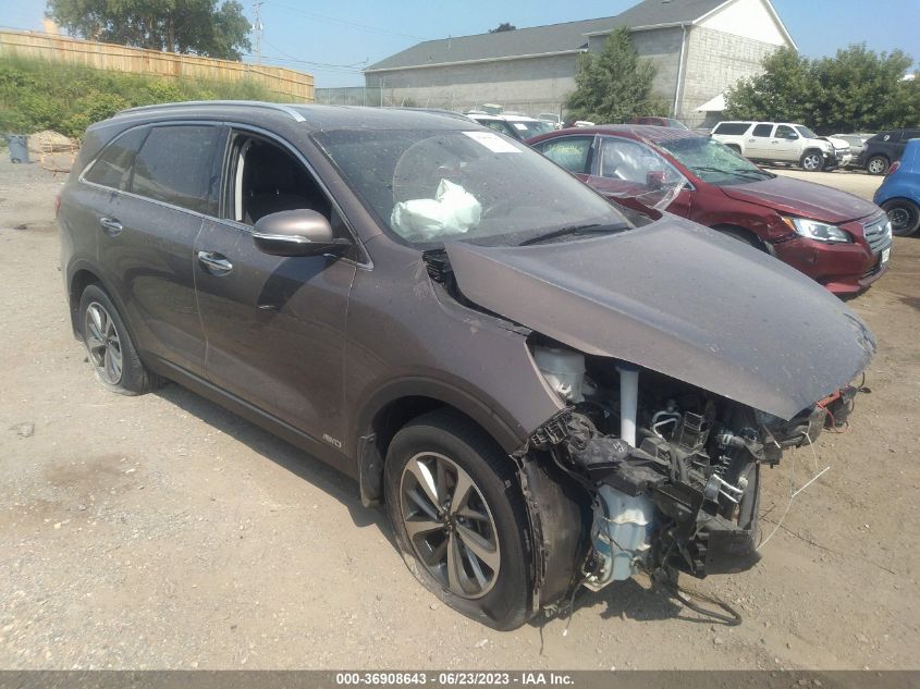 5XYPHDA53KG492545 KIA SORENTO EX/EX SPORT 2019