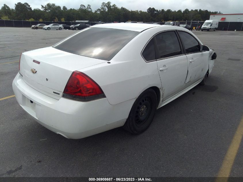 2014 CHEVROLET IMPALA LIMITED POLICE POLICE 2G1WD5E30E1168904