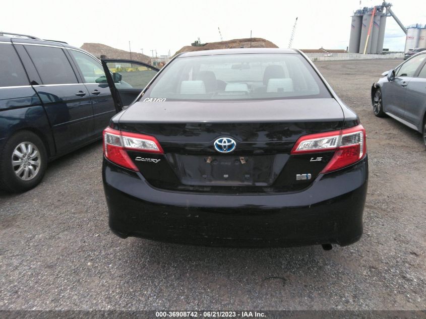 2014 TOYOTA CAMRY HYBRID LE/XLE/SE LIMITED EDITION - 4T1BD1FK2EU129073