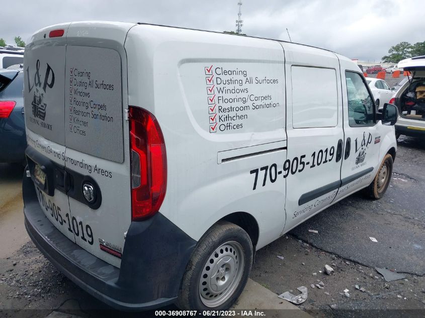 2016 RAM PROMASTER CITY CARGO VAN TRADESMAN - ZFBERFAT9G6B41606