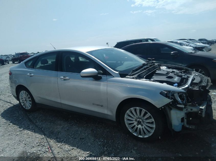 2016 FORD FUSION S HYBRID - 3FA6P0UU9GR349810