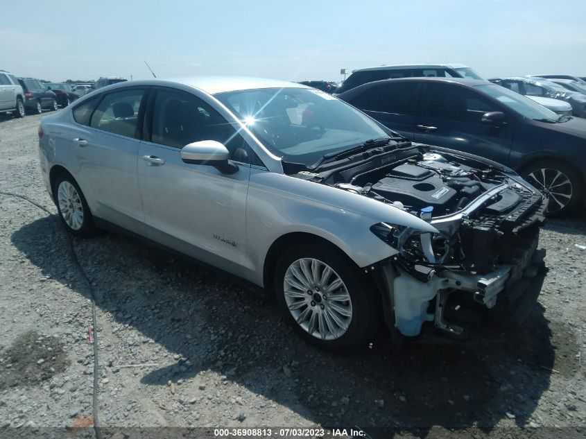 2016 FORD FUSION S HYBRID - 3FA6P0UU9GR349810