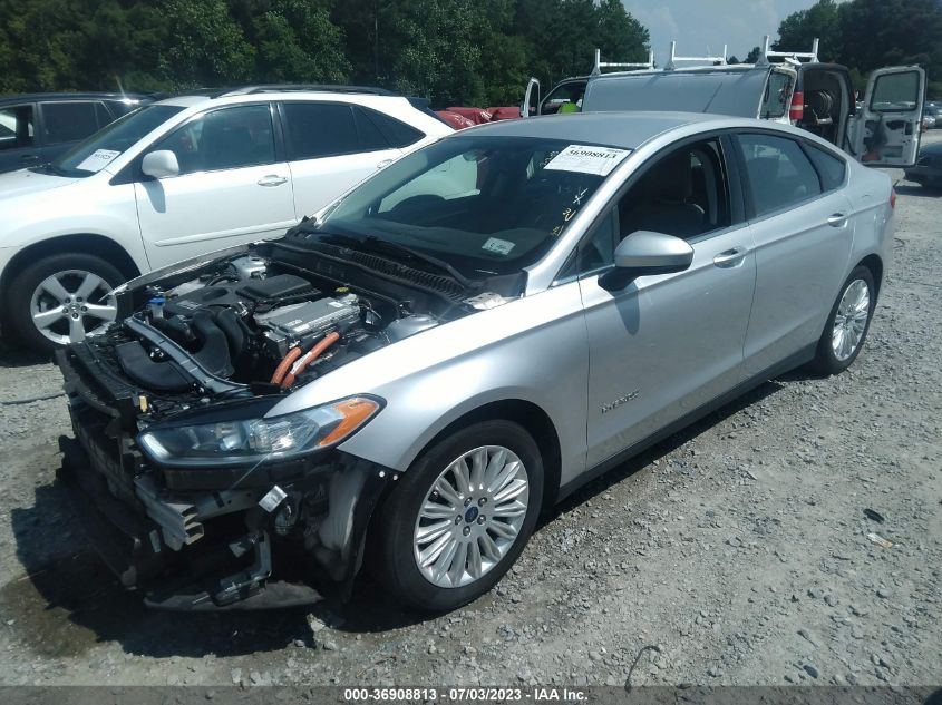 2016 FORD FUSION S HYBRID - 3FA6P0UU9GR349810