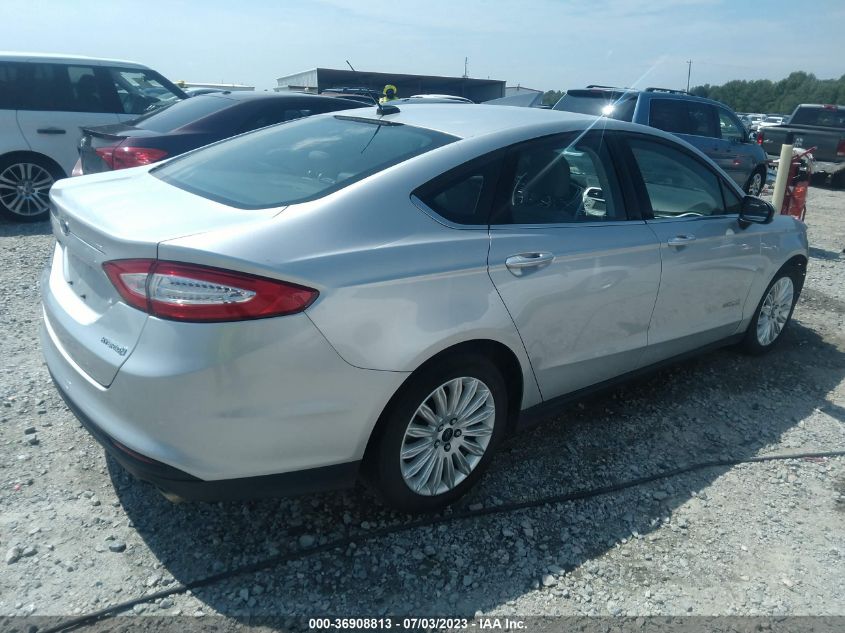 2016 FORD FUSION S HYBRID - 3FA6P0UU9GR349810