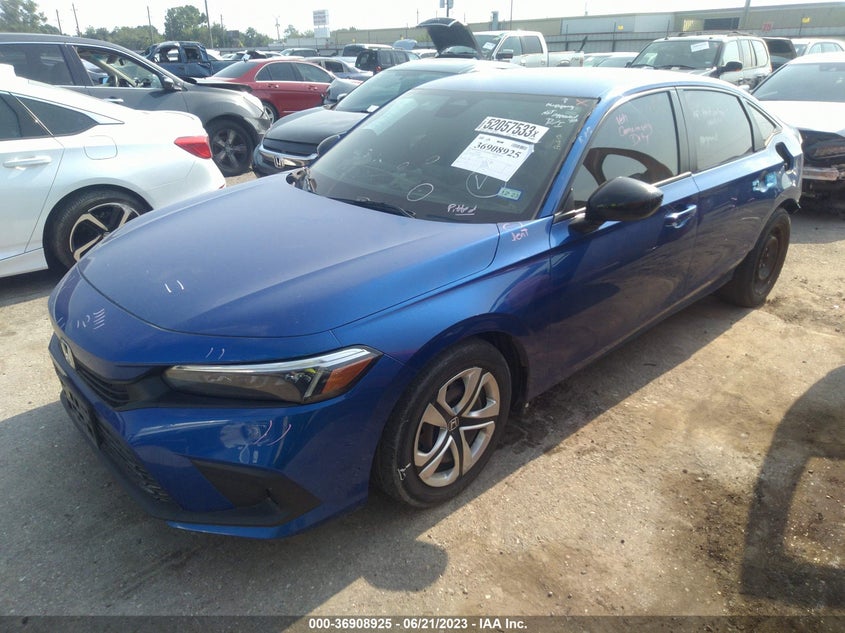 VIN 2HGFE2F5XNH546951 2022 HONDA CIVIC SEDAN SPORT