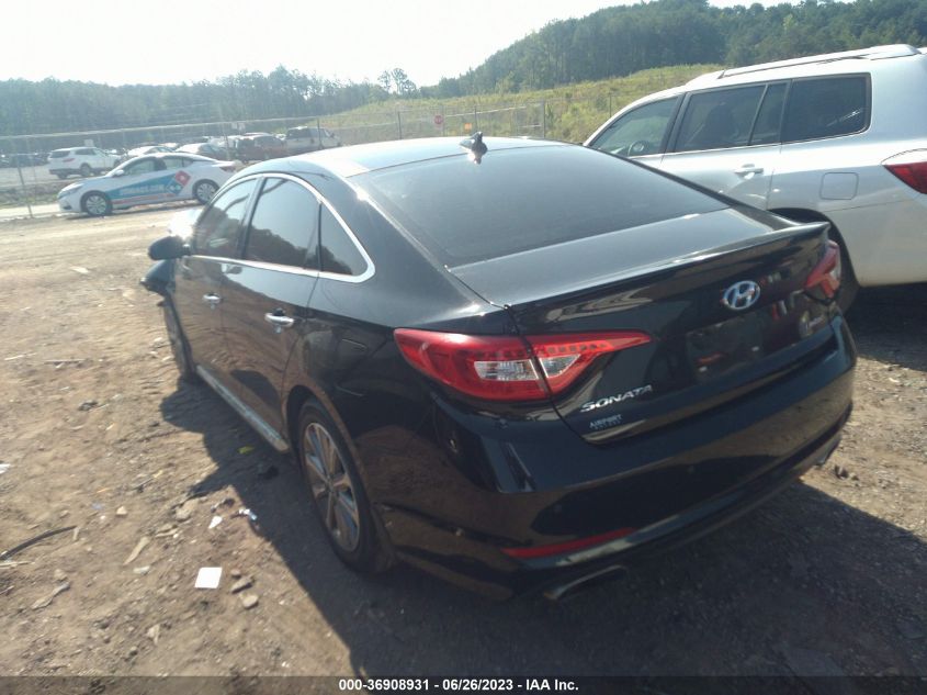 2016 HYUNDAI SONATA 2.4L LIMITED - 5NPE34AF2GH366983