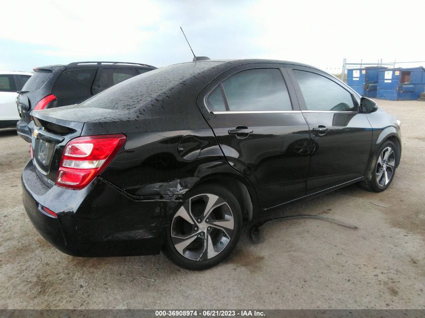 2020 CHEVROLET SONIC PREMIER - 1G1JF5SB0L4119719