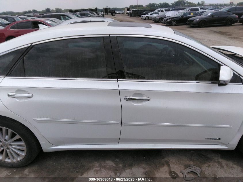 2014 TOYOTA AVALON HYBRID LIMITED/XLE TOURING 4T1BD1EB6EU034985