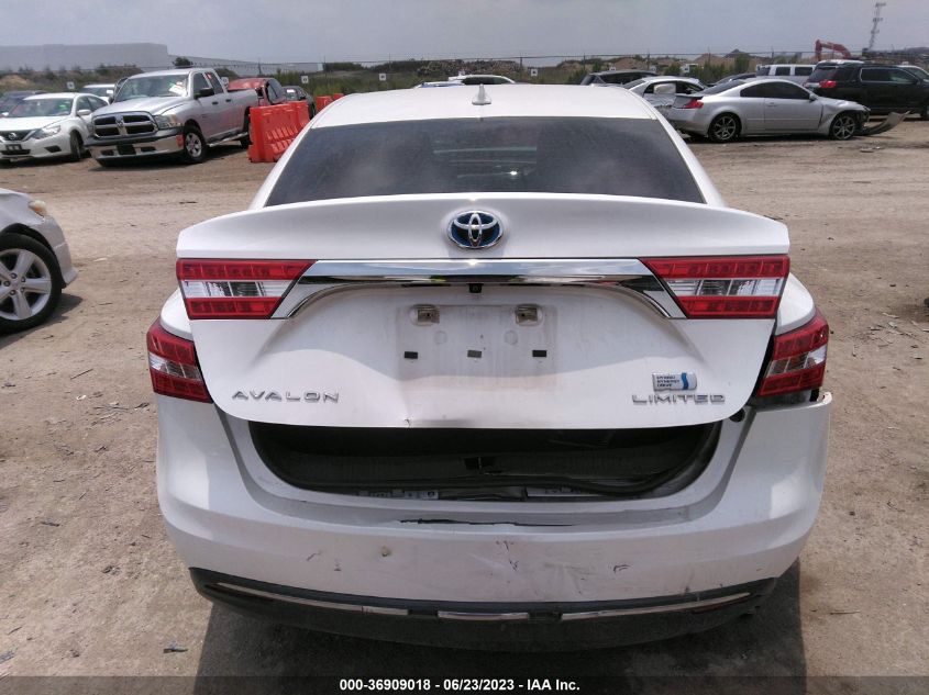 2014 TOYOTA AVALON HYBRID LIMITED/XLE TOURING 4T1BD1EB6EU034985