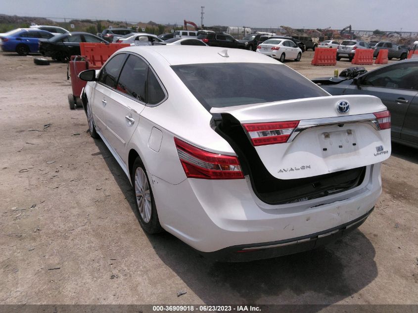 2014 TOYOTA AVALON HYBRID LIMITED/XLE TOURING 4T1BD1EB6EU034985
