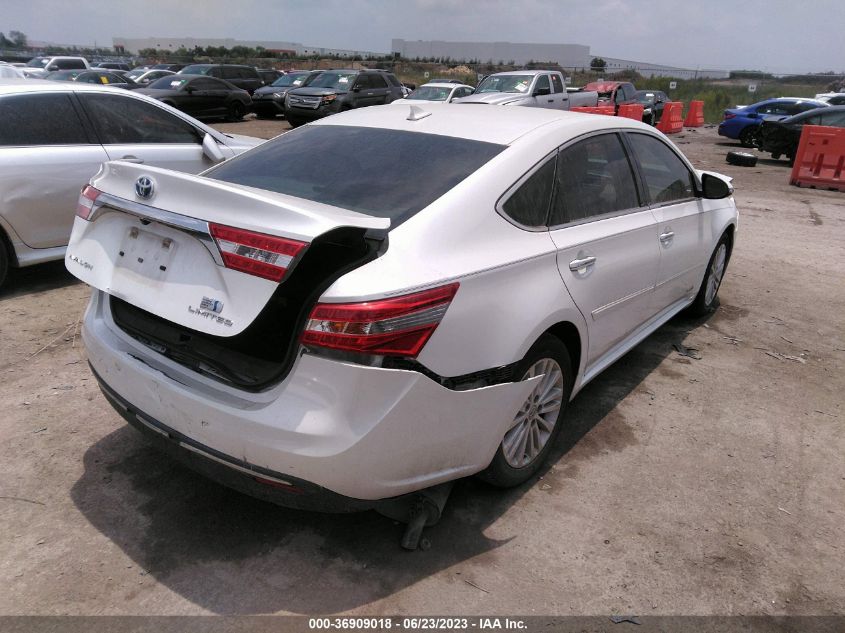 2014 TOYOTA AVALON HYBRID LIMITED/XLE TOURING 4T1BD1EB6EU034985