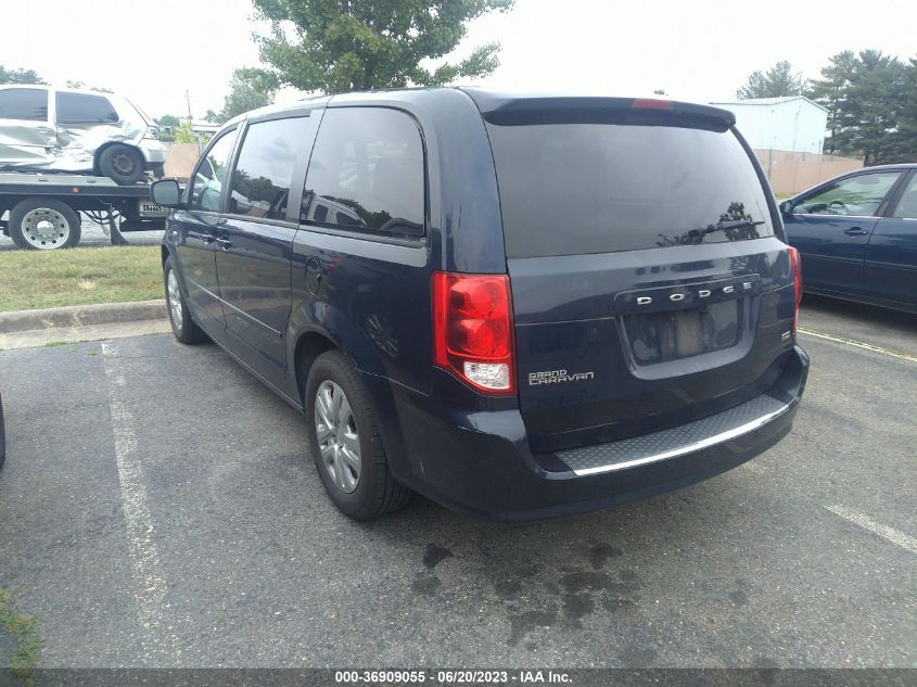 2016 DODGE GRAND CARAVAN SE - 2C4RDGBG1GR122753