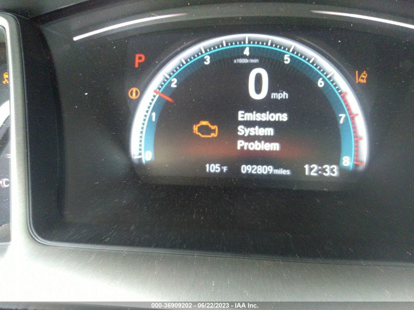 2016 HONDA CIVIC SEDAN TOURING - 2HGFC1F91GH658947