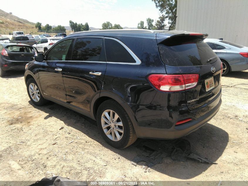 2017 KIA SORENTO LX V6 - 5XYPGDA56HG316469