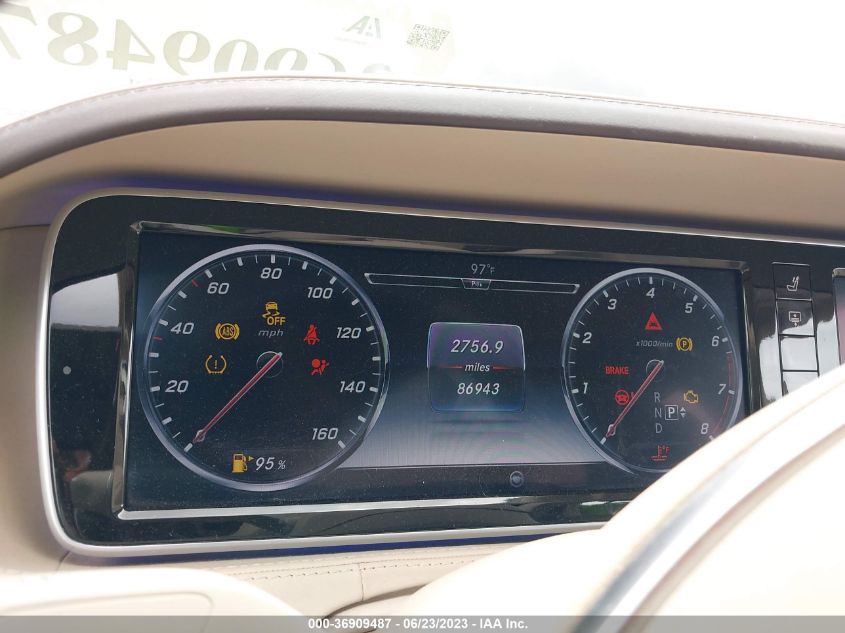 2015 MERCEDES-BENZ S-CLASS S 550 - WDDUG8FB8FA120173