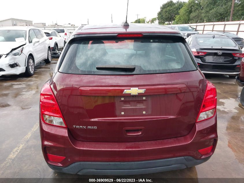 2017 CHEVROLET TRAX LS - 3GNCJNSB9HL257556