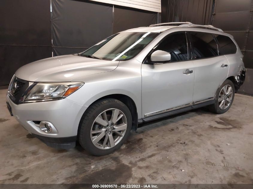 2014 NISSAN PATHFINDER PLATINUM - 5N1AR2MM1EC666949