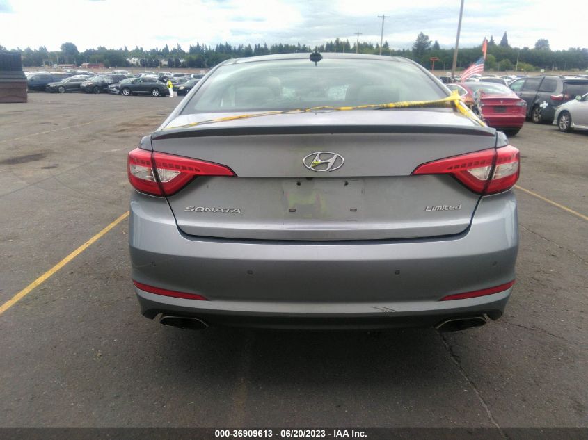 2016 HYUNDAI SONATA 2.4L LIMITED - 5NPE34AFXGH388665