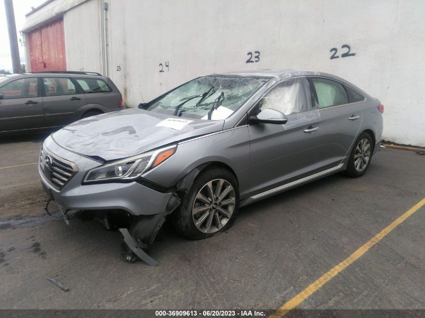 2016 HYUNDAI SONATA 2.4L LIMITED - 5NPE34AFXGH388665