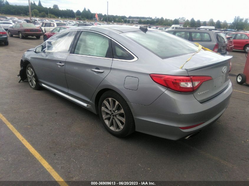 2016 HYUNDAI SONATA 2.4L LIMITED - 5NPE34AFXGH388665