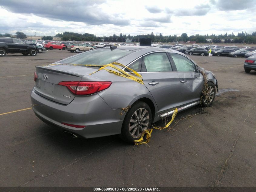 2016 HYUNDAI SONATA 2.4L LIMITED - 5NPE34AFXGH388665