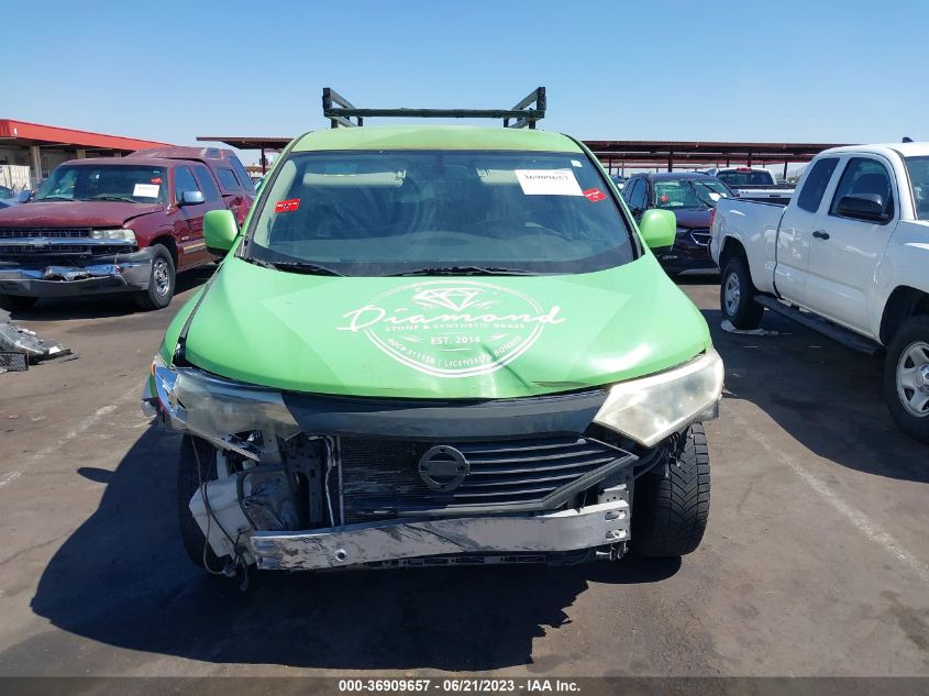 2014 NISSAN QUEST S/SV/SL/LE - JN8AE2KP3E9107448