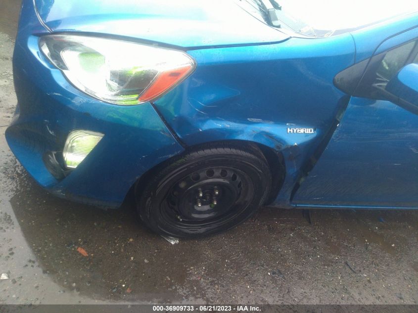 2015 TOYOTA PRIUS C ONE/TWO/THREE/FOUR - JTDKDTB35F1098726
