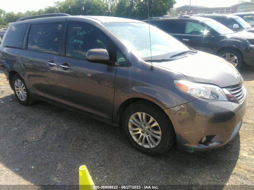 2014 TOYOTA SIENNA XLE/XLE AAS/LTD - 5TDYK3DC1ES512678