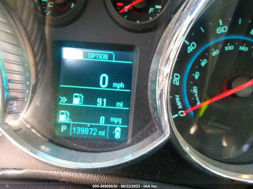 2013 CHEVROLET CRUZE LTZ - 1G1PG5SBXD7205448