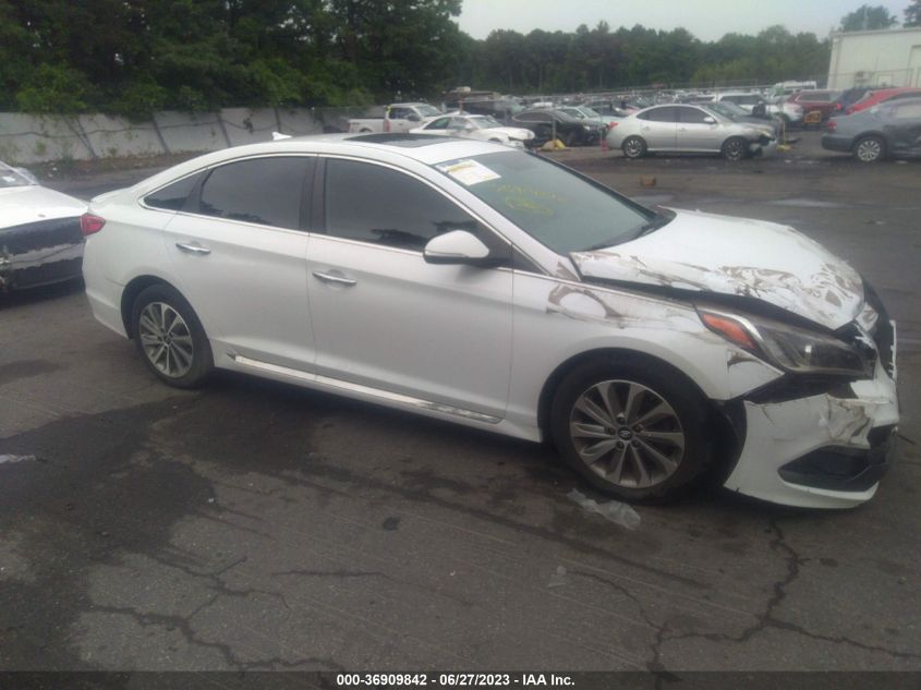 2016 HYUNDAI SONATA 2.4L SPORT - 5NPE34AF5GH328082