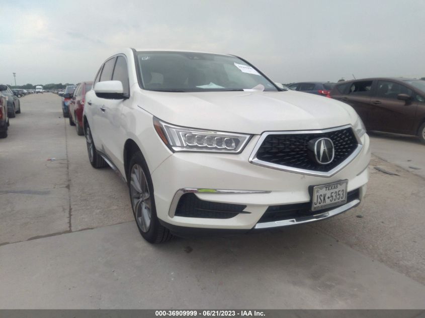 2017 ACURA MDX W/TECHNOLOGY PKG - 5FRYD3H59HB012488