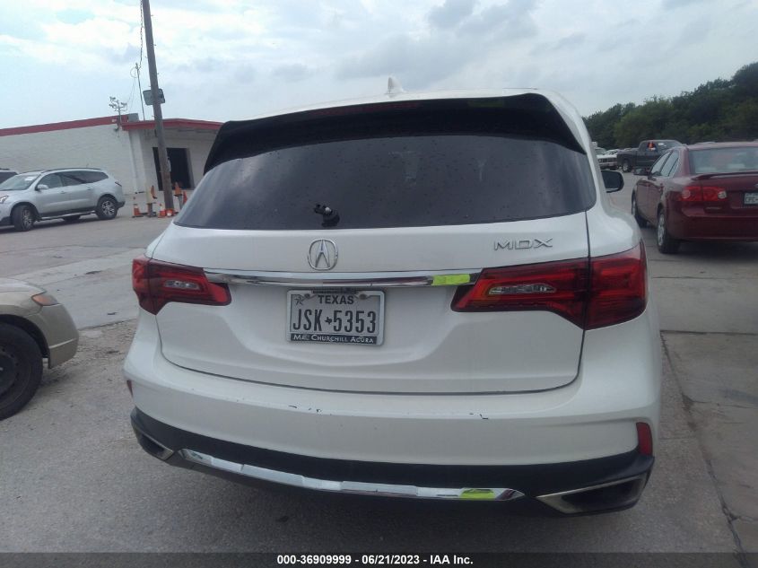 2017 ACURA MDX W/TECHNOLOGY PKG - 5FRYD3H59HB012488